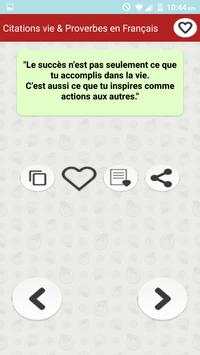 Vie des Citations et Proverbes screenshot 8