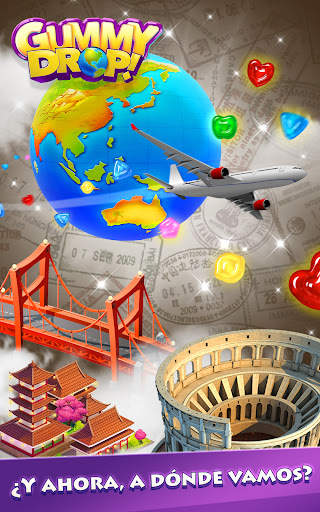 Gummy Drop! Combina 3 y viaja screenshot 5