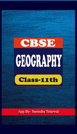Geography Class 11th Notes screenshot 1