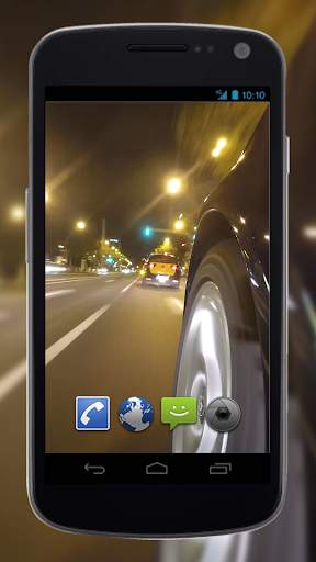 4K Night City Driving Video Live Wallpaper screenshot 1