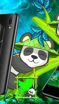 Cute Panda 3D Parallax Launcher Theme screenshot 2