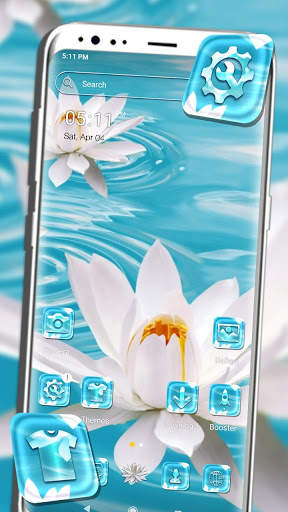 White Lotus Launcher Theme screenshot 1