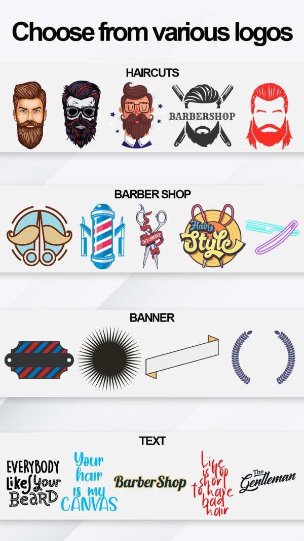 Barber Shop Logo Design ? Hair Style Logo Maker screenshot 4