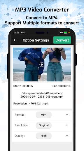 MP3 Video Converter - audio/video screenshot 1