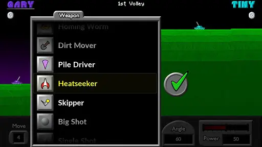 Pocket Tanks स्क्रीनशॉट 3
