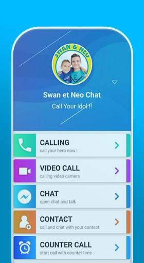 Swan et Neo Appelle-moi! Fake Video Call screenshot 1