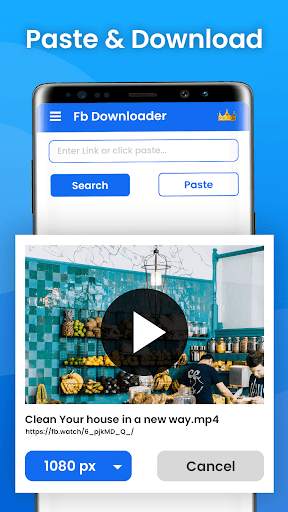 HD Video downloader for FB - All video downloader screenshot 2