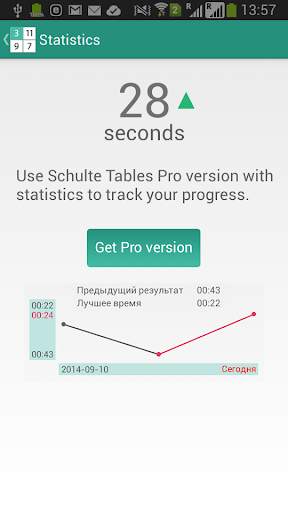 Schulte Tables screenshot 3