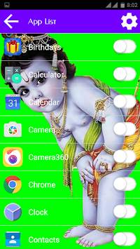 Bal Krishna App lock Theme screenshot 3