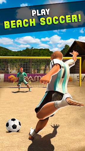 Shoot Goal - Beach Soccer Game screenshot 4