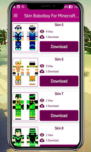 Skin Boboiboy for minecraft pe screenshot 4