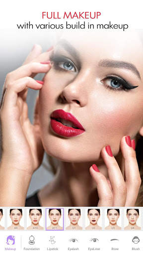 Makeup Beauty Camera & Face Makeover Photo Editor screenshot 1