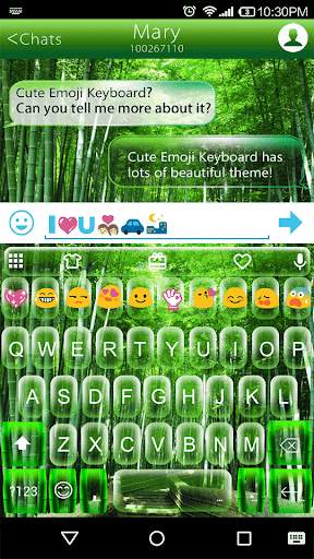 Emoji Keyboard - Meet Bamboos स्क्रीनशॉट 1