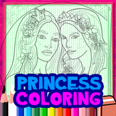 Princess Coloring icon