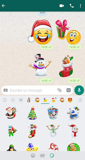 Christmas stickers for whatsapp - WAStickerApps screenshot 1