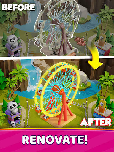 Funtown: Match 3 & Theme Parks screenshot 9