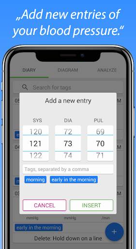 Blood Pressure Diary screenshot 6