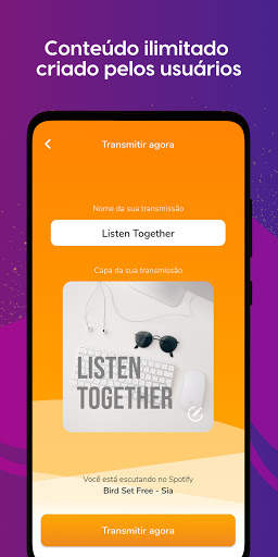 playd – Transmissões de podcasts e músicas ao vivo screenshot 6