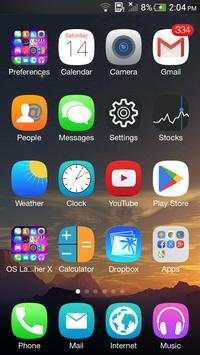 OS Launcher X for Android screenshot 1