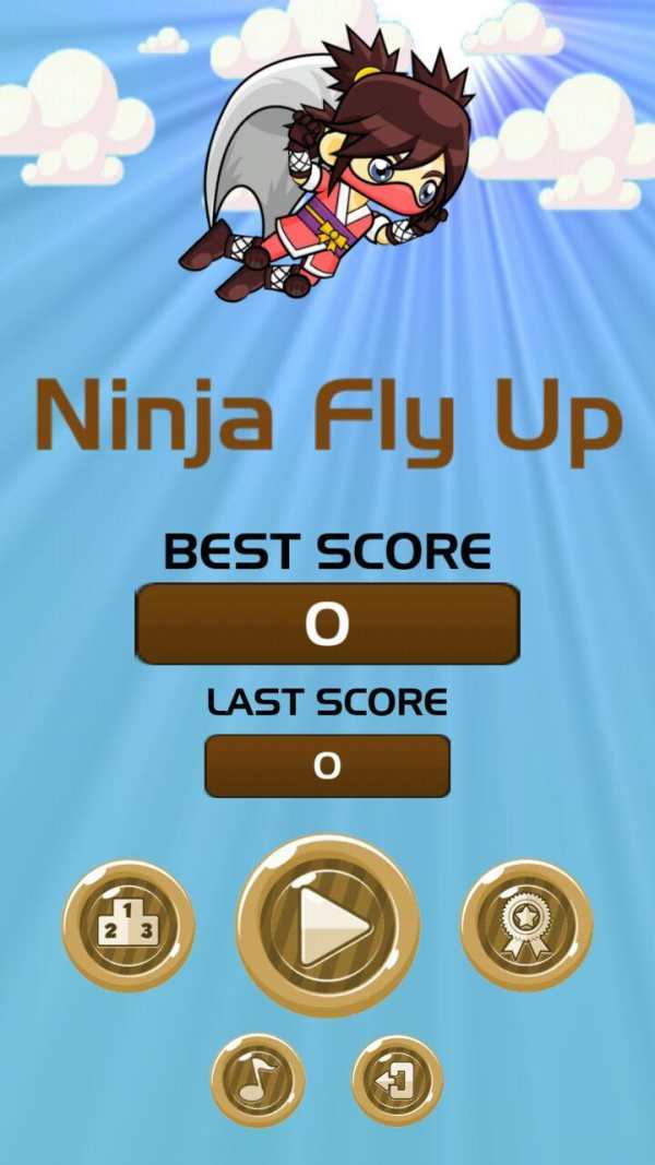 Ninja Fly Up screenshot 1