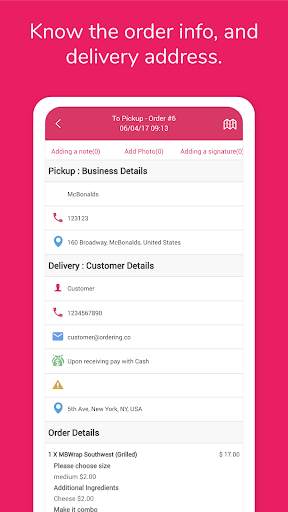 Delivery App v4 screenshot 3