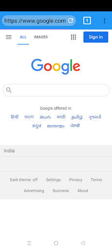 Falcon Browser screenshot 2