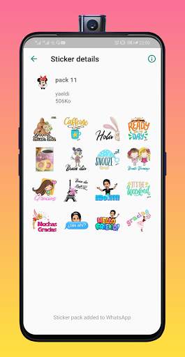 Stickers de Saludos para WAStickerApps Gratis screenshot 4
