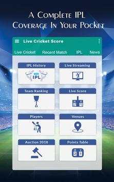 Live Cricket Score screenshot 1