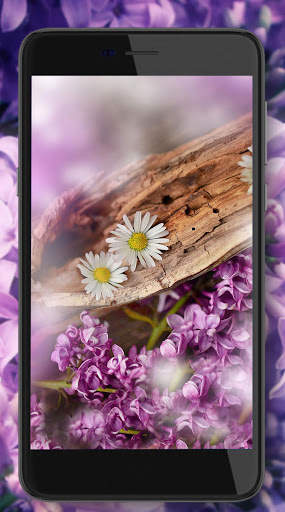 Lilac Flower Magic Live Wallpaper screenshot 6