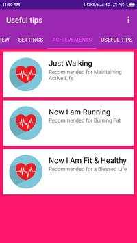 Step Tracker Live Offline Health and Fitness App screenshot 4