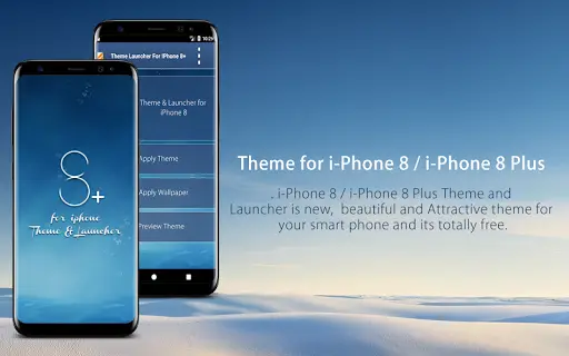 Launcher Theme for iPhone 8 Plus screenshot 1