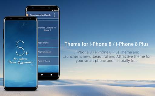 Launcher Theme for iPhone 8 Plus screenshot 1