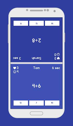 Mathematics game 2 player screenshot 1