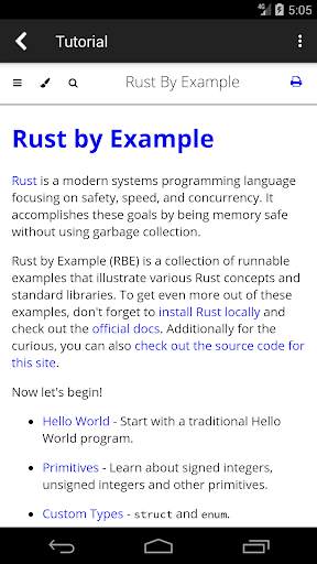 Rust Programming Compiler 5 تصوير الشاشة
