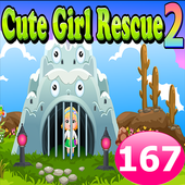 Cute Girl Rescue 2 Game 167 icon