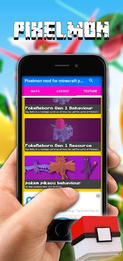 Pixelmon mod for minecraft pe - MCPE screenshot 3
