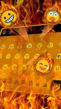 Flaming Fire Live Keyboard screenshot 3