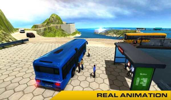Real Extreme Modern Offroad Hill Bus Simulator screenshot 5