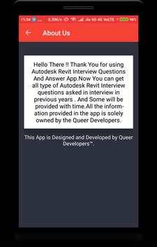 Autodesk Revit Interview Question screenshot 8