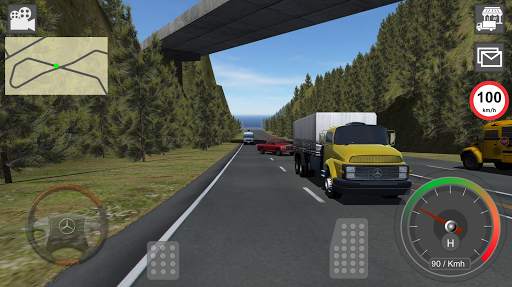 Mercedes Benz Truck Simulator  screenshot 1