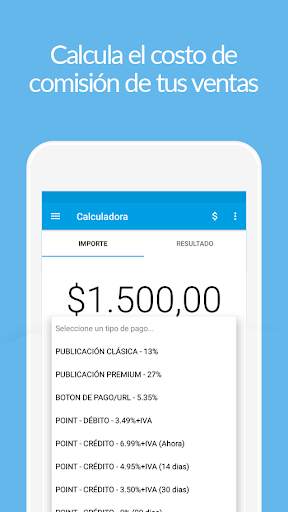 Calculadora Comisiones para MP/ML (No Oficial) screenshot 1