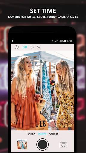 Camera for IOS 11: Selfie, Funny Camera OS 11 screenshot 4