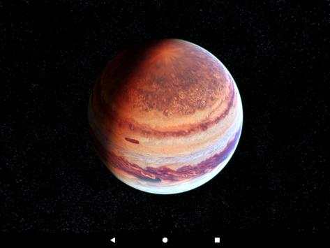 Jupiter Live Wallpaper 16 تصوير الشاشة