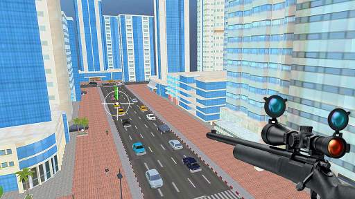 Sniper Shoot Traffic Hunter screenshot 1
