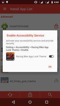 Racing Bike App Lock Theme screenshot 4