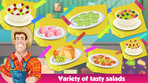 Salad Bar Manager Frenzy: Food Cafe Manager screenshot 5