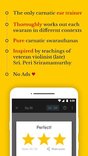 Sadhakam: Carnatic Swara Gnanam Practice screenshot 8