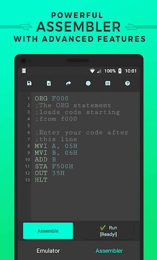 8085 • Neutrino Simulator and Assembler screenshot 5