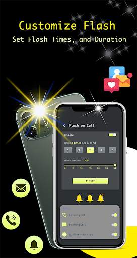 Flash Blinking on Call and SMS - Ultra Flash Alert screenshot 2