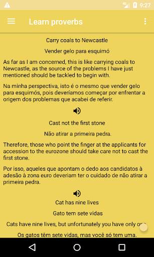 Aprenda provérbios em inglês screenshot 5